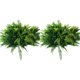 thumbnail image 1 of 20 piezas artificiales de helecho de Boston, planta de seda colgante, vegetación falsa, decoración del hogar, 1 of 4