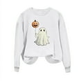 thumbnail image 4 of Heisall Women's Sweatshirts 2025 Autumn Winter Round Neck Long Sleeve Casual Fashion Loose Halloween Print No Hood Tops, 4 of 5