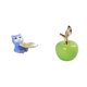 thumbnail image 1 of Bandeja para gatos con figura de oso, estatua de resina, figura de cerámica, escultura de fruta artificial, artesanía única, organizador decorativo id, 1 of 8