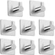 thumbnail image 1 of de 8 ganchos para toallas autoadhesivos, ganchos de pared sin taladrar, ganchos adhesivos, toallero de acero inoxidable, ganchos para ropa para cocina y baño, 1 of 7