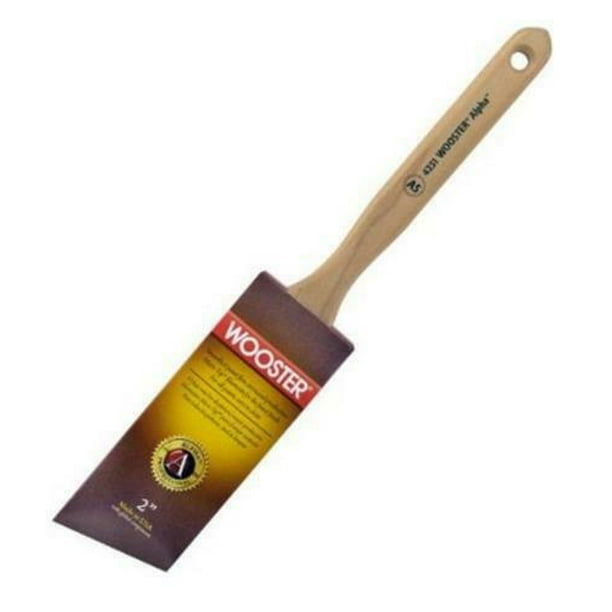 Wooster 42312 Alpha Angle Sash Paint Brush, 2"