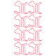 thumbnail image 4 of 100 clips de papel lindos en forma de perro que no destiñen, proceso de chapado a prueba de óxido, portátil, ligero para la familia, oficina, escuela, color rosa, 4 of 14