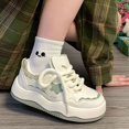 thumbnail image 2 of Zapatos de mujer Dopamine, zapatos blancos de suela gruesa, zapatillas de deporte casuales estilo Chanel de primavera y otoño, zapatos de estrella, 2 of 6