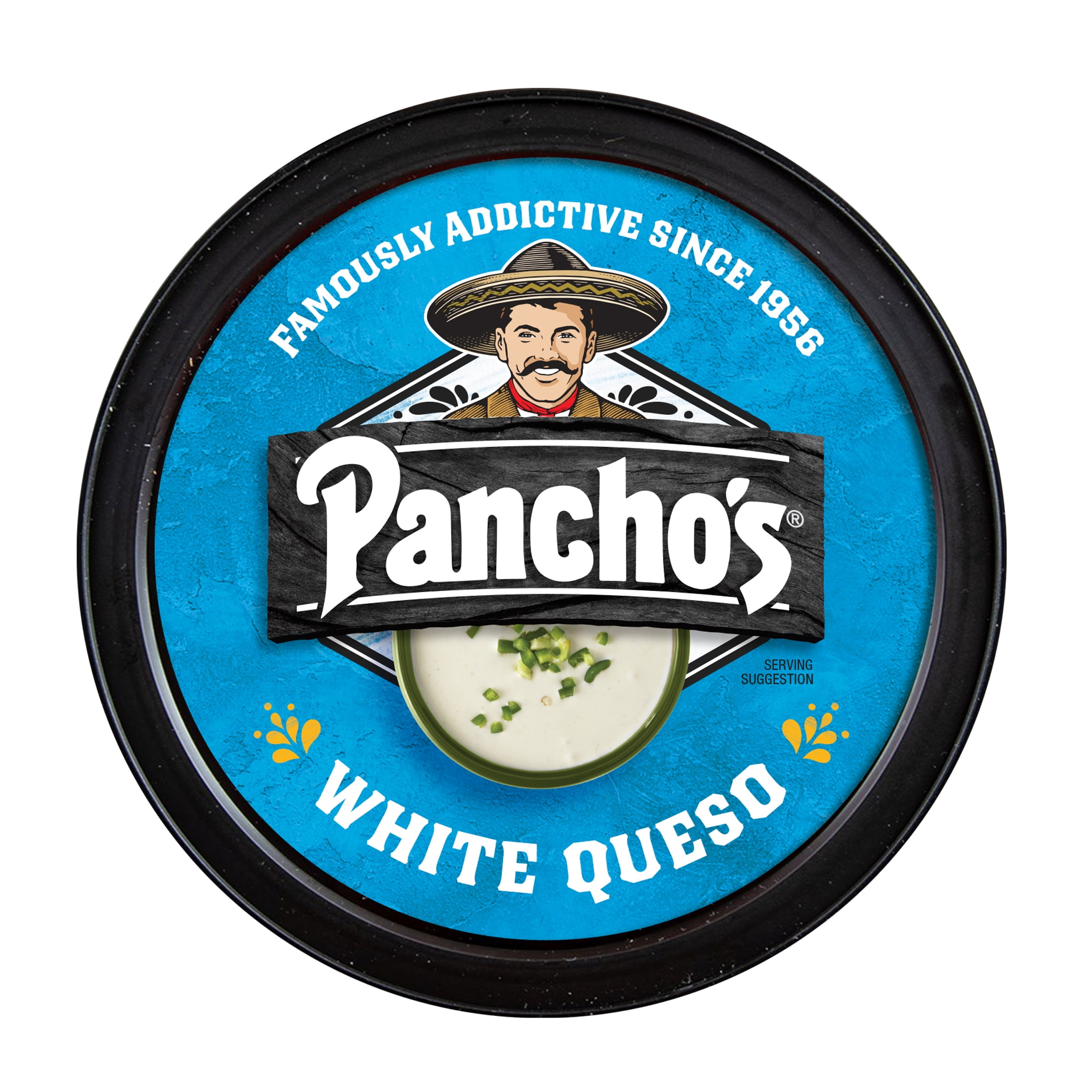 Pancho's White Queso Cheese Dip, 16 oz Tub