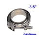 thumbnail image 1 of Universal 2" 2.5" 3" 3.5" 304 Stainless Steel V Clamp V-Band Exhaust Flange Turbo Exhaust Pipe V Clamps Quick Release Kits~14461, 1 of 1