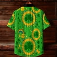 thumbnail image 3 of Ceisia St. Patrick's Day Men's Unisex Hawaiian Shirt | Summer Beach Casual Short Sleeve Button Down Gift Printed Top, 3 of 9