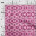 thumbnail image 1 of oneOone Organic Cotton Poplin Twill Fabric Check & Geometric Print Sewing Fabric BTY 42 Inch Wide, 1 of 1