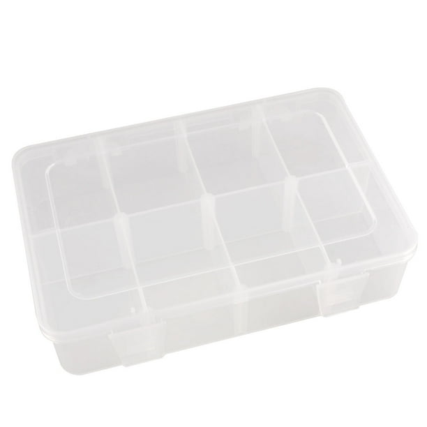 Unique Bargains Unique Bargains Clear Plastic 8 Compartments Component