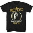 thumbnail image 1 of AC/DC Powerage Tour Black Adult T-Shirt, 1 of 1