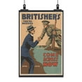 thumbnail image 2 of Print: Britishers, You're Needed--Come Across Now, 1917, 2 of 4