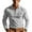 Mens Shirts Gray, variant on Golf Shirts for Men Long Sleeve T-Shirts Mens Casual Solid Waffleknit Pullover Button Collared Breathable Athletic Workout Tees Tops