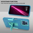 thumbnail image 6 of CoverON For T-Mobile Revvl 6 5G Phone Case, Military Grade Heavy Duty Full Body Kickstand Cover, Turquoise, 6 of 9