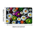 thumbnail image 3 of Floral Tech Fabric Bath and Entry Mat Set Absorbent Non- Door Mats for Home 2PCS, 3 of 6