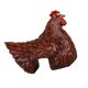 thumbnail image 2 of Injueey de pollo 2021, escalera de sujeción, artesanía de resina de gallina, adornos de resina de de sujeción, escalera de jardín, Barra de herramientas Marrón Injueey HA006821-03B, 2 of 6