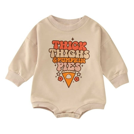 

Boys Girls Long Sleeve Letter Pullover Romper Sweatshirt Bodysuits Baby Newborn Essentials Baby Girl Clothes Newborn Toddler Girl Tops