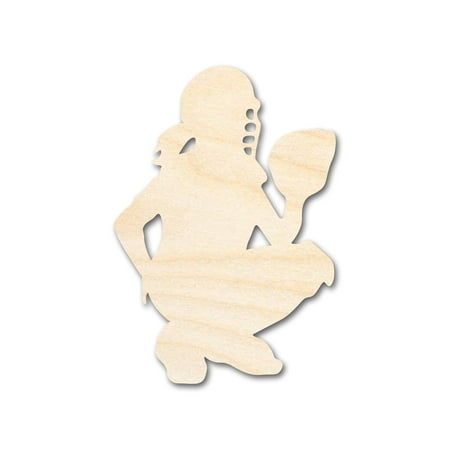 Unfinished Wood Softball Catcher Silhouette | DIY Softball Craft Cutout 24" / 1/8"