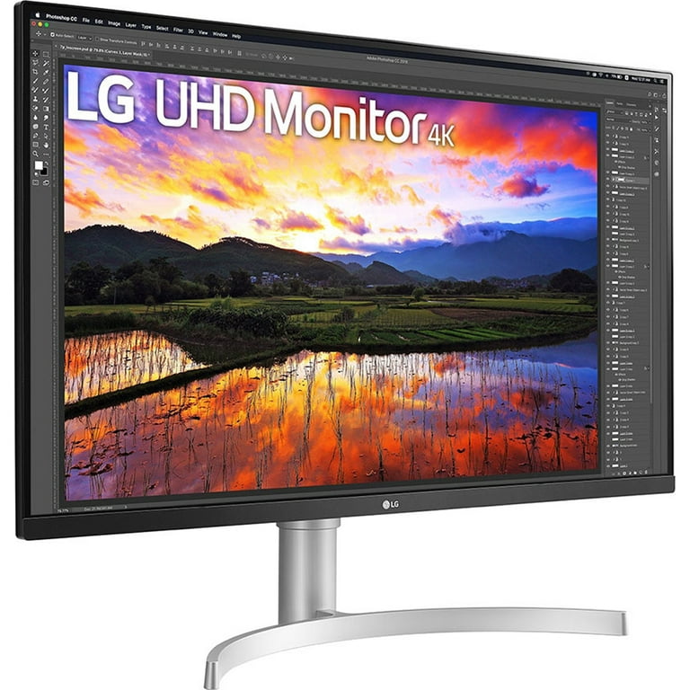 LG 32UN650-W 32 inch UHD 3840x2160 IPS Ultrafine Monitor with