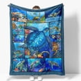 thumbnail image 2 of Manta polar NukunSKF con forma de tortuga marina, 152 x 127 cm, 2 of 7