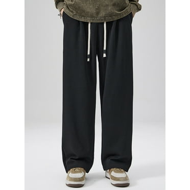 Men's Sweatpants Comfortable Formal Pants Black