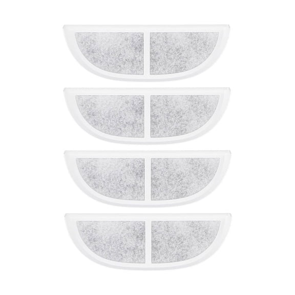 LITTLE HOME Pet Water Dispenser Filter Set Triple Filtration System for Pets Fountain Replacement Filters Compatible with for Eufy Water Fountains Easy to Install Long-Lasting 4 Pack