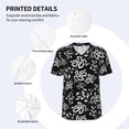 thumbnail image 3 of Picia Snake Pattern Mens Polo Shirts Quick Dry Short Sleeve Golf T Shirt Performance Moisture Wicking Casual Workout Baseball T-shirt-Medium, 3 of 7