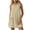Z157 Khaki, variant on Sleeveless Dress for Women Collared V Neck Drop Waist Pleated Mini Dresses Summer Loose Flowy Everyday Sundress 2026 Black,S