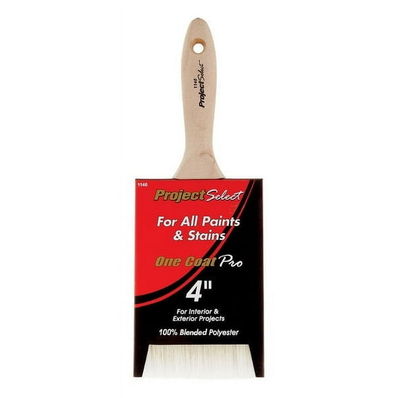2Pc Linzer Project Select 4 in. Flat Paint Brush
