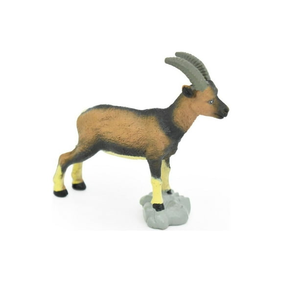 Goat, Billy, Wild, Realistic Rubber Figure, Model, Hand Painted Figurines 3" CH152 B247