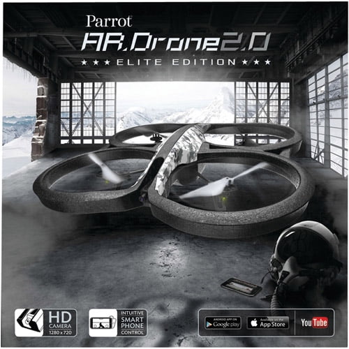 Pris Stædig linned Parrot AR.Drone 2.0 Elite Edition, Snow - Walmart.com