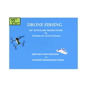 DroneFisher Tackle "A2" Drone Fishing Tactical Bait Release System for DJI Air2 and Air 2S drones.