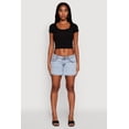 thumbnail image 3 of Women's Ambiance Classic Fit Scoop Neck Short Sleeve Cropped Tee, 3 of 5
