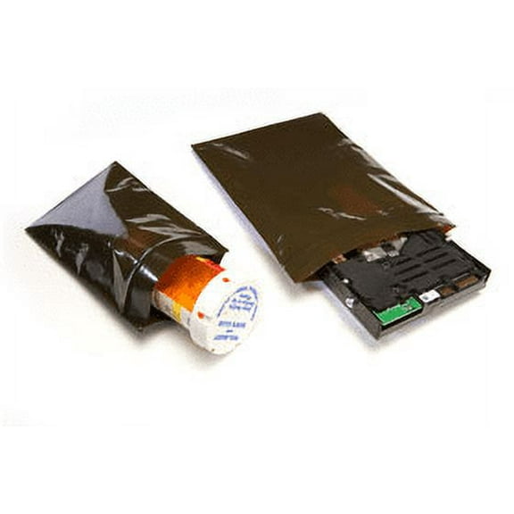 3 Mil Amber Zip Top Bags, 9W X 12L, Translucent UV Protection - Box of 1000 Bags