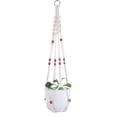thumbnail image 4 of Macrame Plant Hangers Interior Outdoor Planter Hanging Plant Holder BANYUO  Electrónica, 4 of 5
