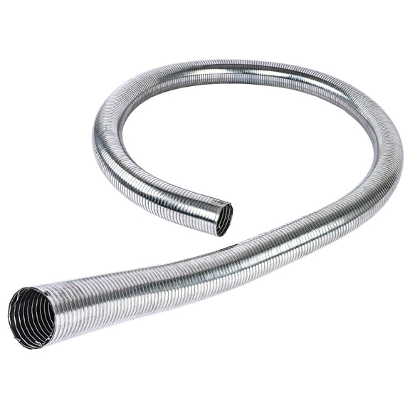 JEGS Flexible Exhaust Tubing 2 in. Diameter x 6 ft. Long [Galvanized Steel]