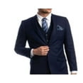 thumbnail image 2 of Azzuro Men's 3-Piece Suit Set with Jacket, Vest, and Dress Pants, 2 of 3