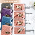 thumbnail image 5 of CTCMSP Diary Password Notebook with Lock,Vintage Refillable Personal Secret Locked Leather Journal for Writing Gift,6.3"x8.5", 5 of 7