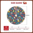 thumbnail image 2 of Sikiie Cartoon Space Nativity Christmas Tree Skirt, Jesus Christian Winter Holiday Tree Mat Decoration(30-48IN)30", 2 of 6