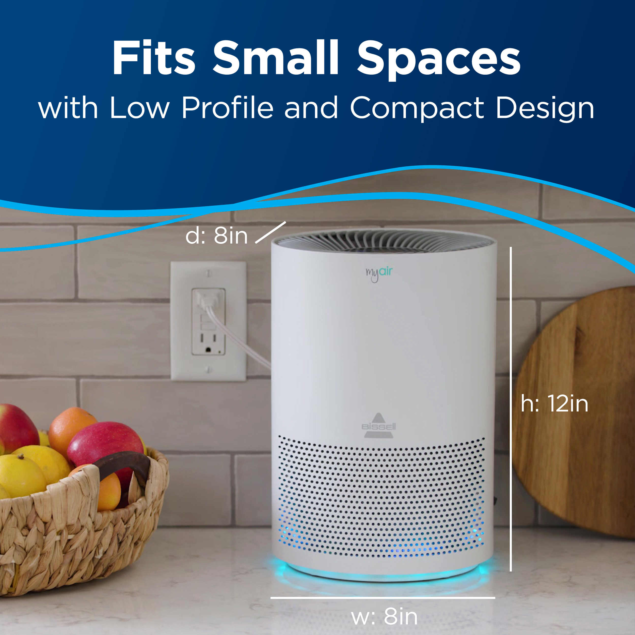 BISSELL MyAir Personal Air Purifier, for rooms up to 100 sq. ft., 2780A - image 5 of 8