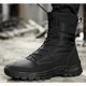 thumbnail image 5 of Botas militares para hombre, antideslizantes, de cuero, para uso exterior, estilo militar, 5 of 6