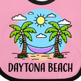 thumbnail image 4 of Inktastic Summer Vacation in Daytona Beach Boys or Girls Baby Bib, 4 of 4