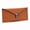 Brown, variant on Genuine Leather Women Wallets Fashion Lock Long Purse First Layer Of Cowhide Female Wallet Clutch Bag Thin Envelope Billfold
