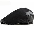thumbnail image 4 of SikaFu Men Women Beret Summer Mesh Cap Men Women Adjustable Ivy Flat Cap Breathable Sun Hat Vintage Camouflage Newsboy Beret Cap, 4 of 6