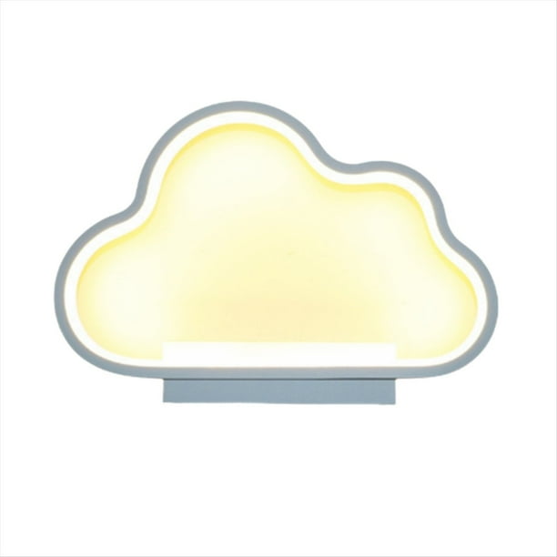 Lámpara de Pared con Diseño de Nube, 220 V, Empotrada, con Forma de Nube, para Interior, Dormitorio, Sala de Estar B