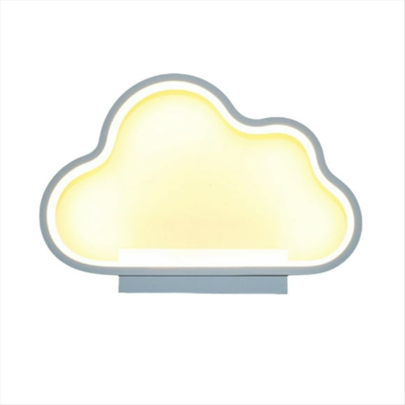 Lámpara de Pared con Diseño de Nube, 220 V, Empotrada, con Forma de Nube, para Interior, Dormitorio, Sala de Estar B