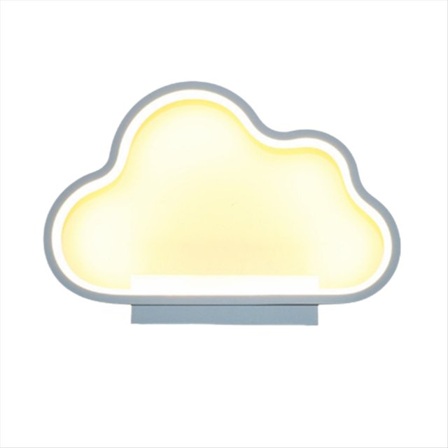 Lámpara de Pared con Diseño de Nube, 220 V, Empotrada, con Forma de Nube, para Interior, Dormitorio, Sala de Estar B