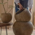 thumbnail image 6 of Round Magnesium Clay Planter, 6 of 10
