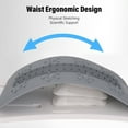 thumbnail image 4 of Lumbar Support Stretcher, Lower Back Stretcher with Hand Pump Adjustable Height 53-120mm for Home Office Gym, 4 of 7