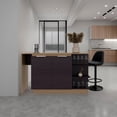 thumbnail image 2 of Lumina Modern Kitchen and Bar Counter Table Engineered Wood Multi-Color, 2 of 10
