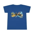 thumbnail image 2 of Toddler T-shirt Two Trains & Stylish Man at Train Station 006, 2 of 3