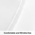 thumbnail image 5 of Ntbay 2 Pack Silky Satin Queen Pillowcases for Hair and Skin, Luxury and Soft Pillow Cases with Envelope Closure, 20" x 30", White, 5 of 6